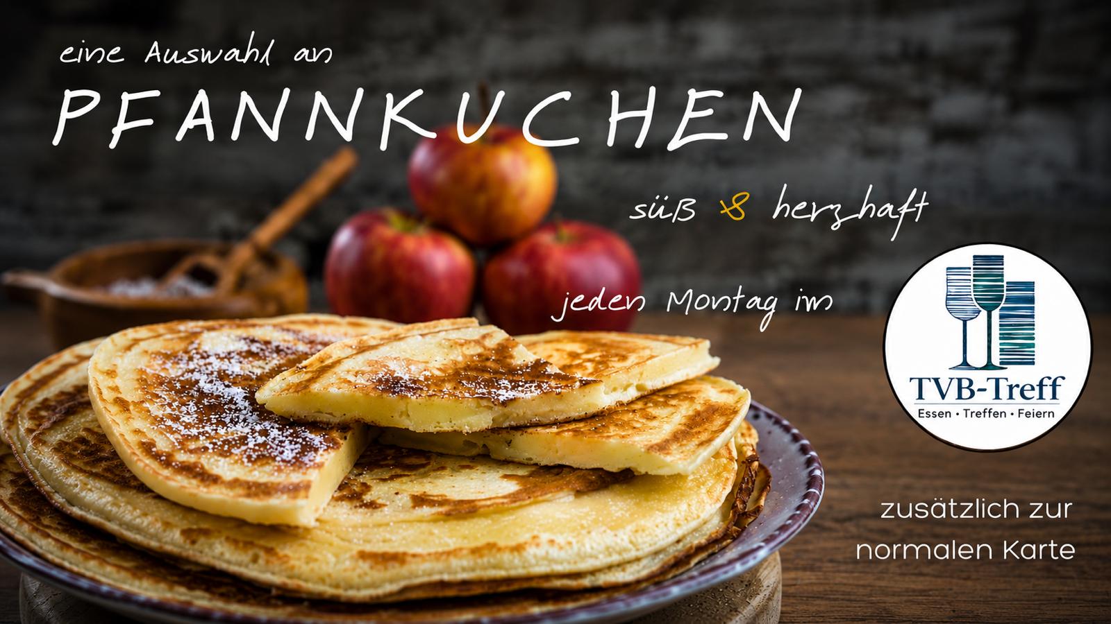 Eine Auswahl an Pfannkuchen – süß und herzhaft – beim Pfannkuchentag im TVB Treff in Hünxe